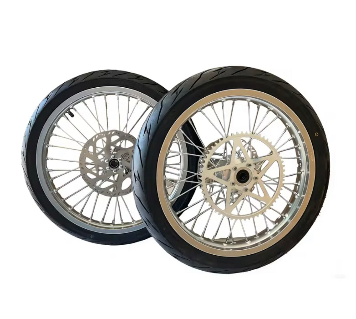 17inch chrome surron wheels