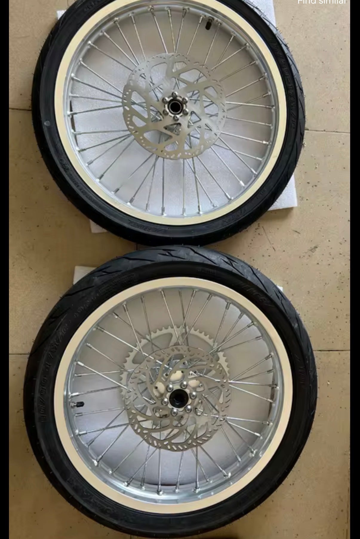 17inch chrome surron wheels