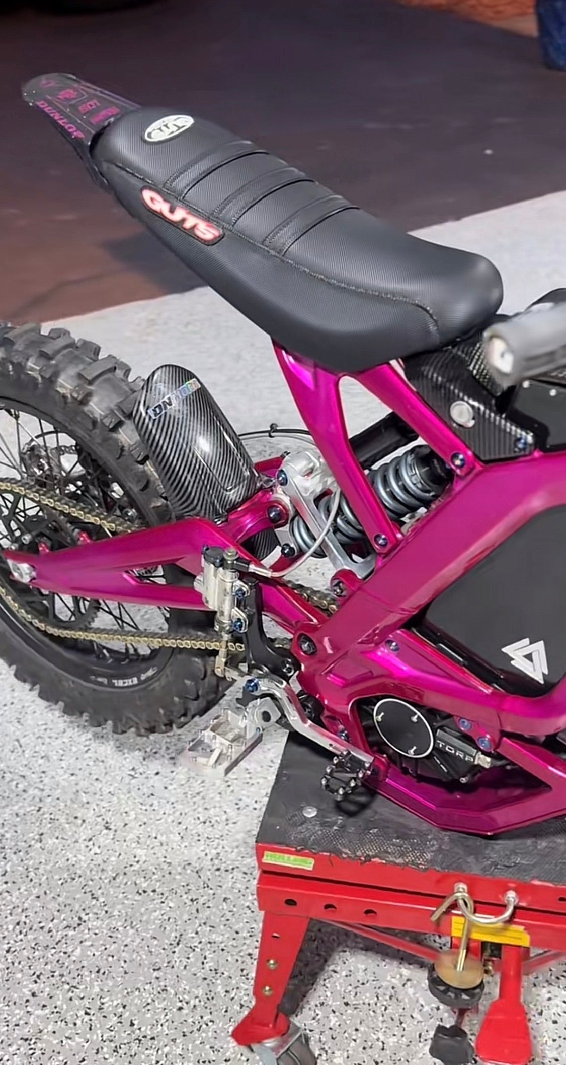 Guts seat cover for surron lbx