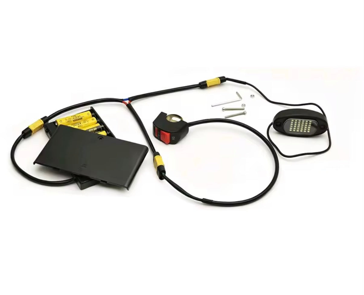 Battery powered rock lights